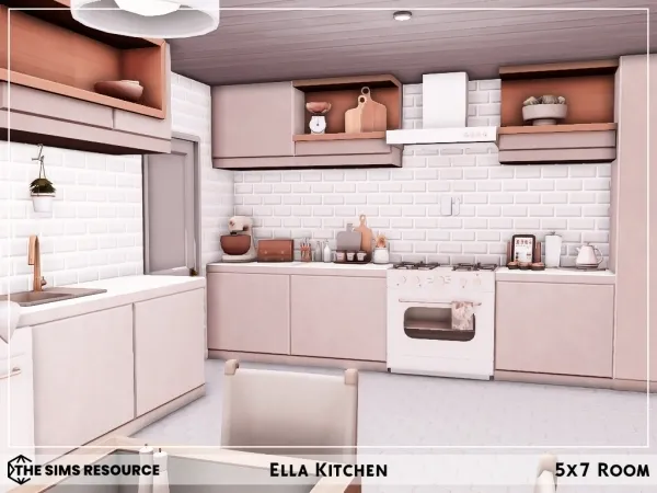 Mix Ella Kitchen - The Sims 4 Custom Content