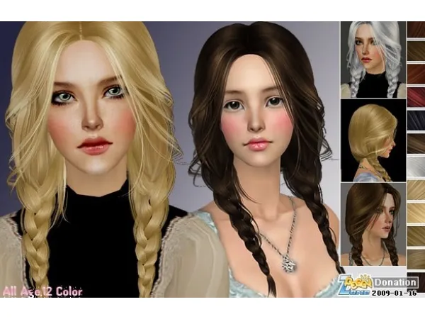 Peggy Hair 04669 by simsfinds - The Sims 2 Custom Content