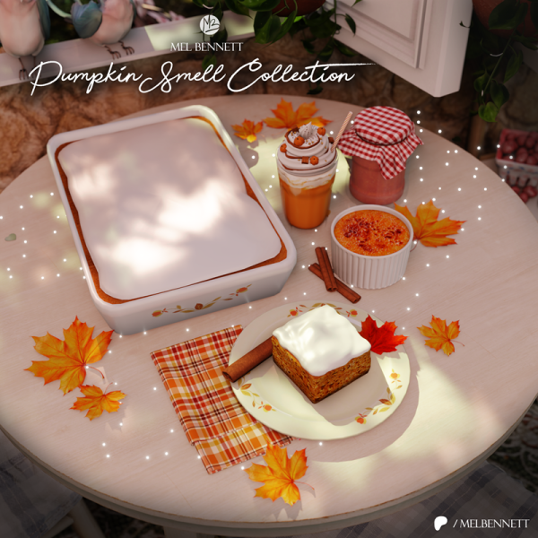 Mix Pumpkin Smell Collection by melbennett - The Sims 4 Custom Content