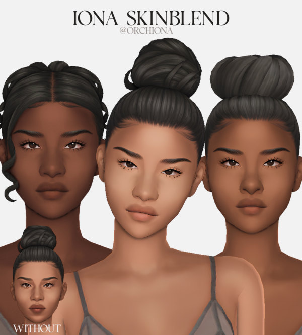 Maxis Match IONA SKINBLEND by simsfinds - The Sims 4 Custom Content