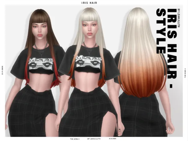 Maxis Match Iris Hairstyle by thesimsresource - The Sims 4 Custom Content