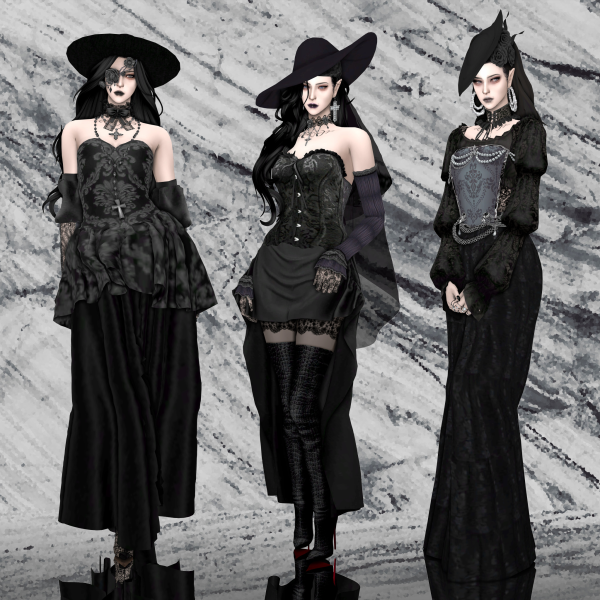 Alpha 𝕷𝖆𝖈𝖊 𝕭𝖑𝖆𝖈𝖐 𝖂𝖎𝖉𝖔𝖜 by simsfinds - The Sims 4 Custom Content