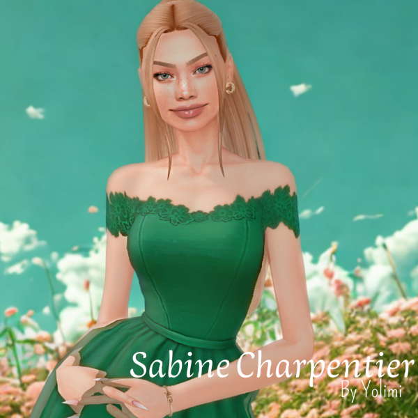 Mix Sabine Charpentier - The Sims 4 custom content
