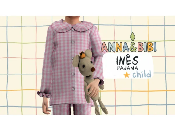 Mix Inês Child AnnaBibi by simsfinds - The Sims 4 Custom Content