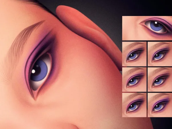 Mix Moonveil Eyeshadow MC19 by modcollective - The Sims 4 Custom Content