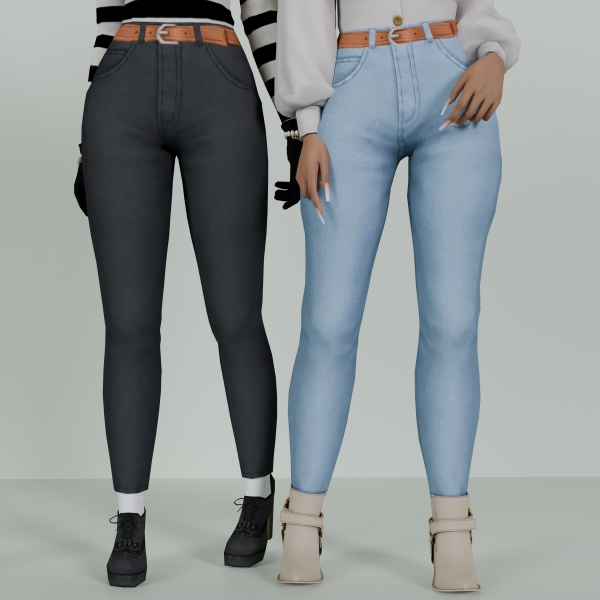 Maxis Match Amélie Jeans - The Sims 4 Custom Content