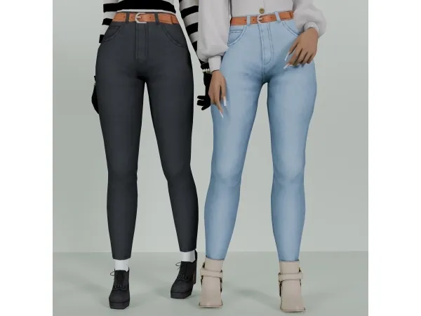 Maxis Match Amu00e9lie Jeans - The Sims 4 Custom Content