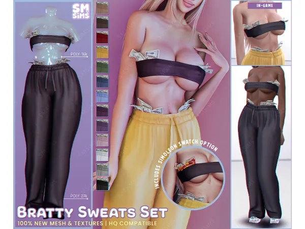 PEACH | Bratty Sweats by SMSims