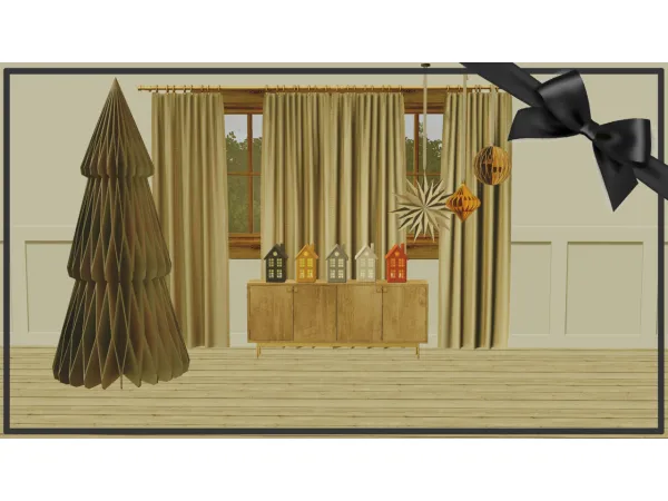 4T2 WONDYMOON Phlox Christmas Decorations by pinka - The Sims 2 Custom Content