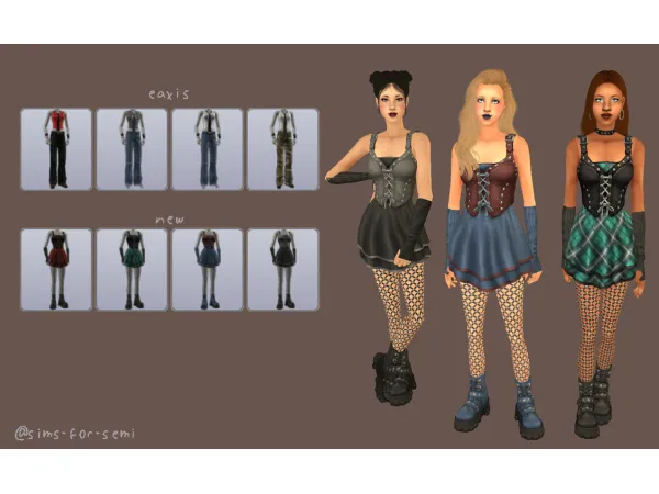 18k followers Default Replacements for semi by simsfinds - The Sims 2 Custom Content