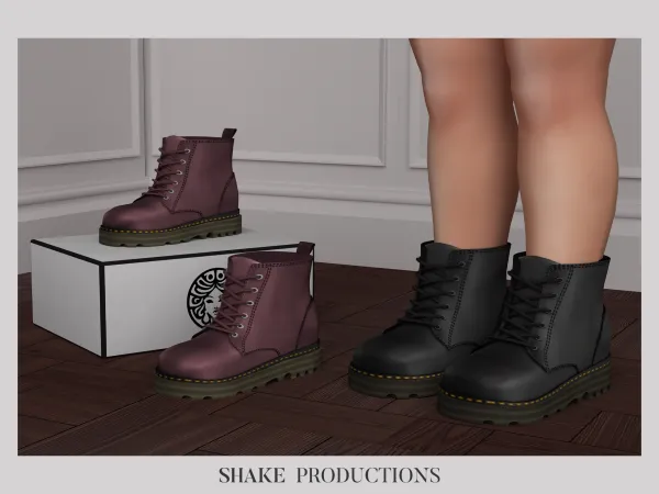 Alpha Toddler Midnight Manor Boots - The Sims 4 Custom Content