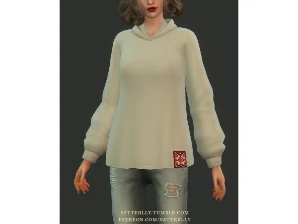 Maxis Match Hoodie Marharyta by satterlly - The Sims 4 Custom Content