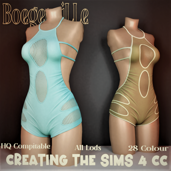 Alpha Boe_Jumpsuit by boegenville - The Sims 4 Custom Content