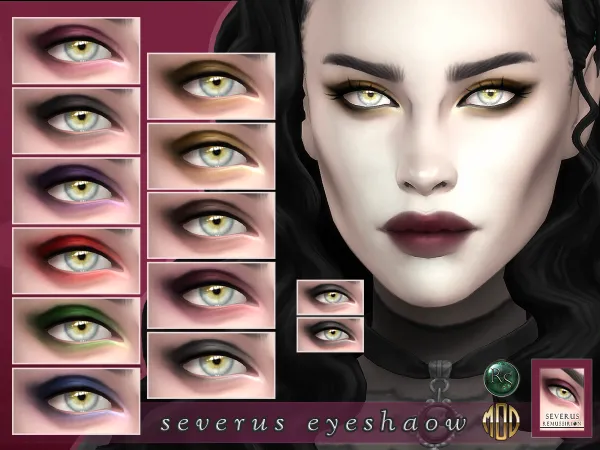Mix Severus Eyeshadow (Midnight Manor) - The Sims 4 Custom Content