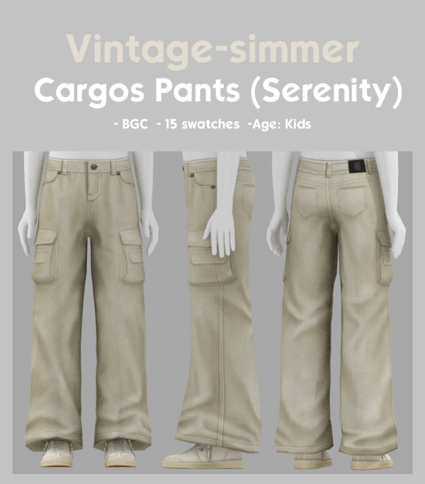 Maxis Match [ Cargos Pants ] simmer by simsfinds - The Sims 4 Custom Content