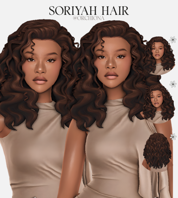 Maxis Match SORIYAH HAIR by simsfinds - The Sims 4 Custom Content