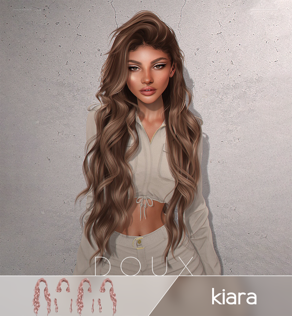 Alpha Doux Kiara Hairstyle by douxhair - The Sims 4 Custom Content