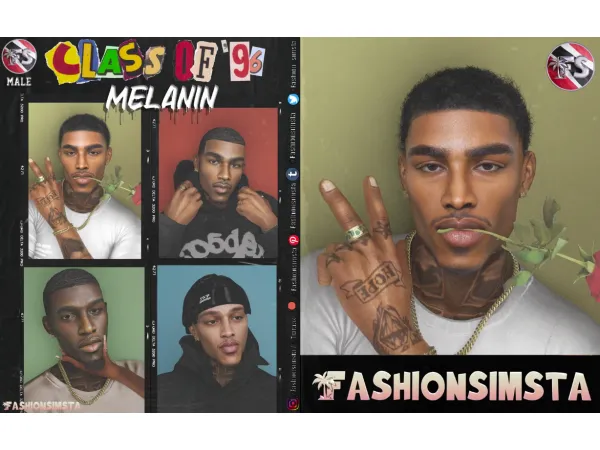 Class of Melanin - Skin Pack v2 by FashionSimsta