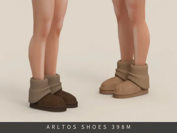 Mix Platform winter boots Male by thesimsresource - The Sims 4 Custom Content