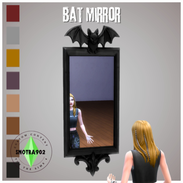 Maxis Match Bat Mirror by simsfinds - The Sims 4 Custom Content