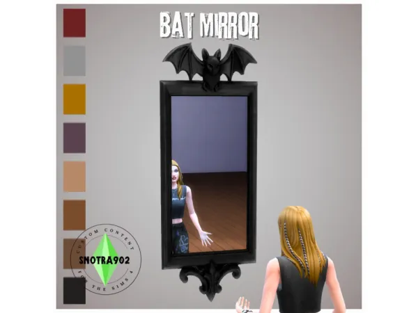 Bat Mirror By Snotra902