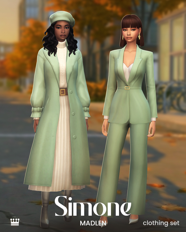 Maxis Match Simone Set by simsfinds - The Sims 4 Custom Content