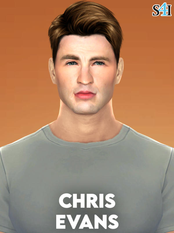 Alpha Sims 4 CAS Chris Evans by sims4imagination - The Sims 4 Custom Content
