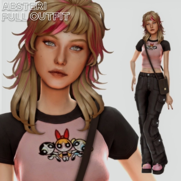 Maxis Match Nova Flix by aesteri - The Sims 4 Custom Content