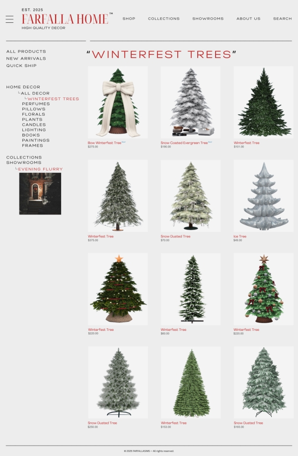 Mix FARFALLA HOME WINTERFEST EDITION by simsfinds - The Sims 4 Custom Content