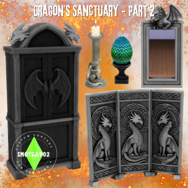 Maxis Match Dragon's Sanctuary Part 2 by simsfinds - The Sims 4 Custom Content