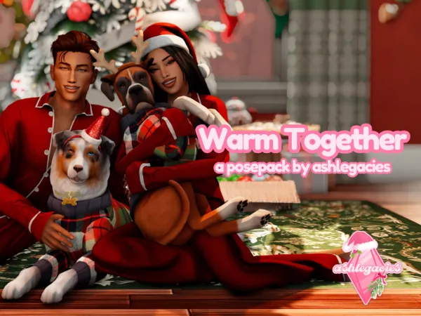 Mix Warm Together Posepack by ashlegacies - The Sims 4 Custom Content