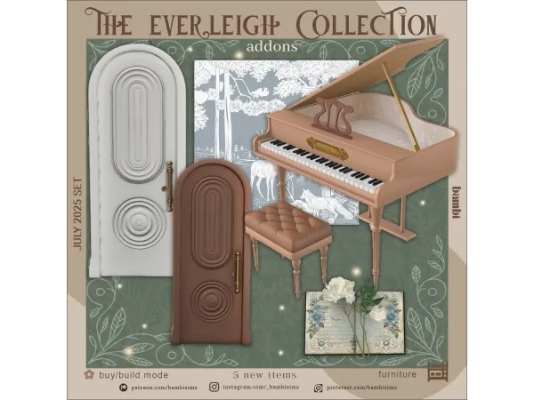 Alpha the everleigh collection addons - The Sims 4 Custom Content