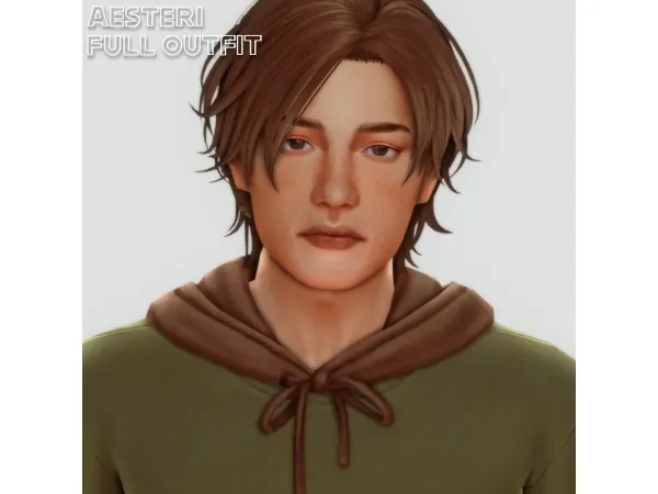 Maxis Match elliot verden by aesteri - The Sims 4 Custom Content