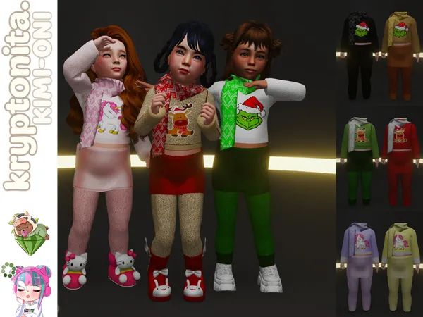 Mix Christmas 02 by kryptonita - The Sims 4 Custom Content
