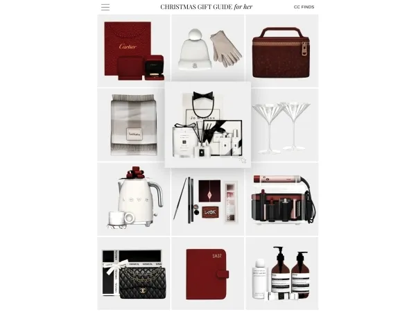 Mix CHRISTMAS GIFT GUIDE for her by pixelglam - The Sims 4 Custom Content
