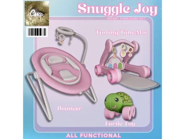 Mix The Snuggle Joy Set by cecesimsxo - The Sims 4 Custom Content