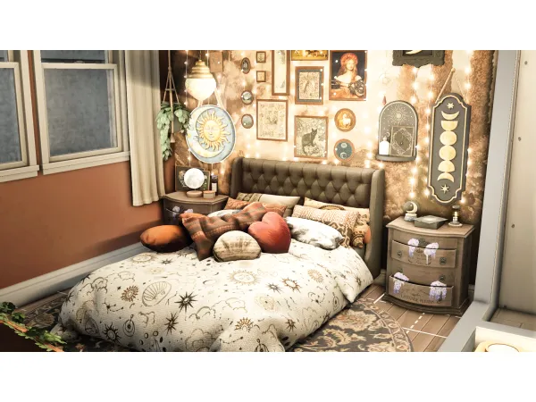 Alpha Naomi's Room by simsfinds - The Sims 4 Custom Content