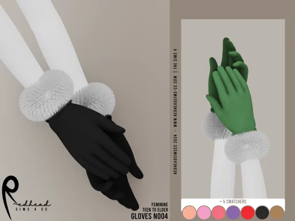 Alpha AF GLOVES N004 - The Sims 4 Custom Content
