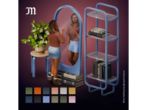 Maxis Match Bliss Hallway Stuff by myshunosun - The Sims 4 Custom Content