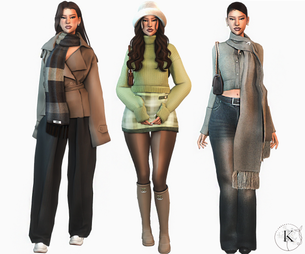 Alpha Eden Thomas Winter lookbook by simsfinds - The Sims 4 Custom Content