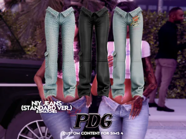 Alpha PDG Niy Jeans (Standard Version) - The Sims 4 Custom Content