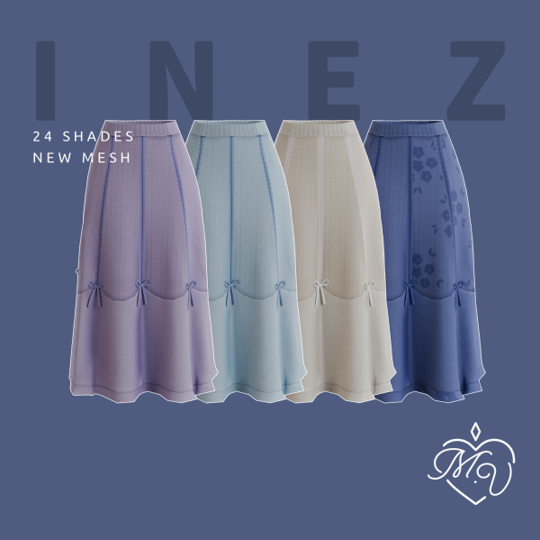 Maxis Match Inez Skirt by simsfinds - The Sims 4 Custom Content