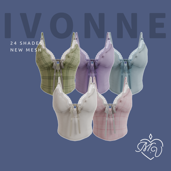 Maxis Match Ivonne Top by simsfinds - The Sims 4 Custom Content