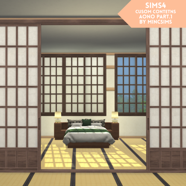 Maxis Match Aono Set Part2 Doors by simsfinds - The Sims 4 Custom Content