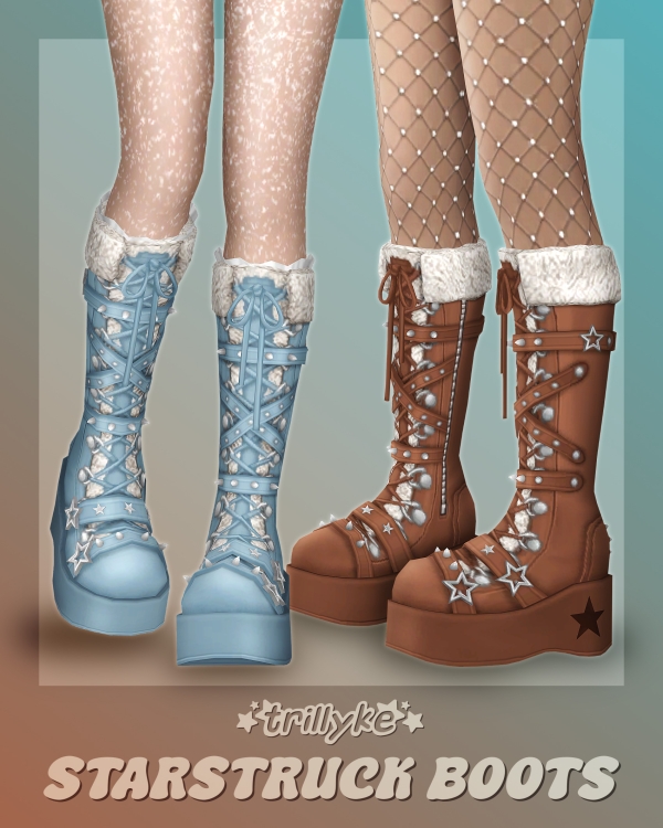 Maxis Match Starstruck Boots by simsfinds - The Sims 4 Custom Content
