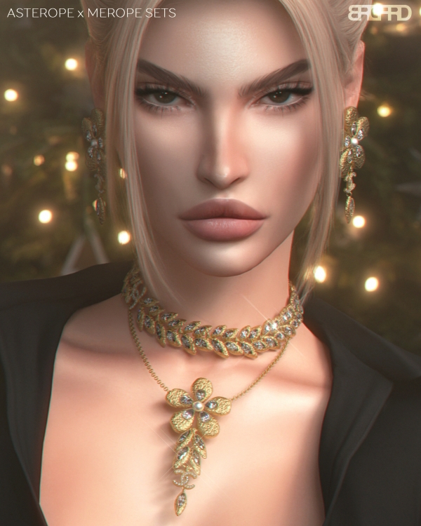 Alpha ASTEROPE x MEROPE SETS by simsfinds - The Sims 4 Custom Content