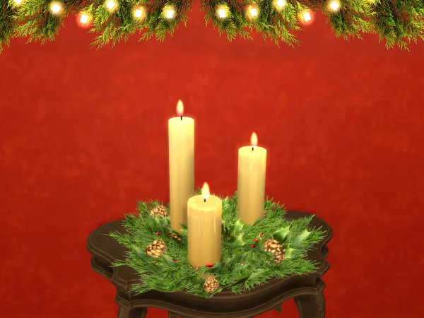 Alpha Modco Advent Calendar Candles - The Sims 4 Custom Content
