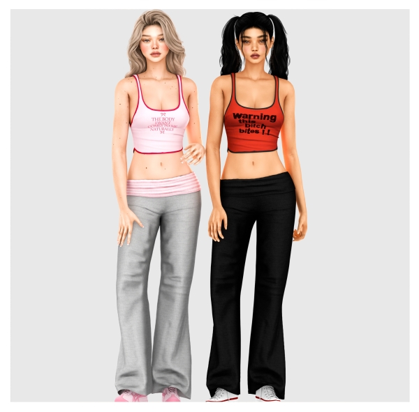 Alpha Yoga Mini SetNew mesh textures all lods Compatible with HQ mod Early access by unknown66irl - The Sims 4 Custom Content