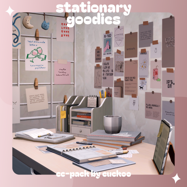 Maxis Match Stationary Goodies by simsfinds - The Sims 4 Custom Content