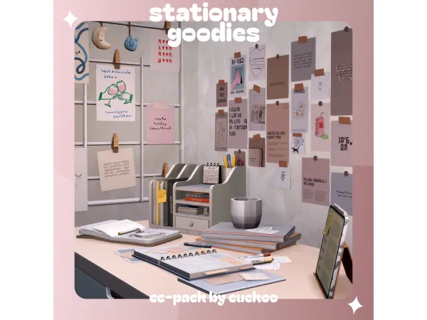 Maxis Match Stationary Goodies by cuckooshka - The Sims 4 Custom Content